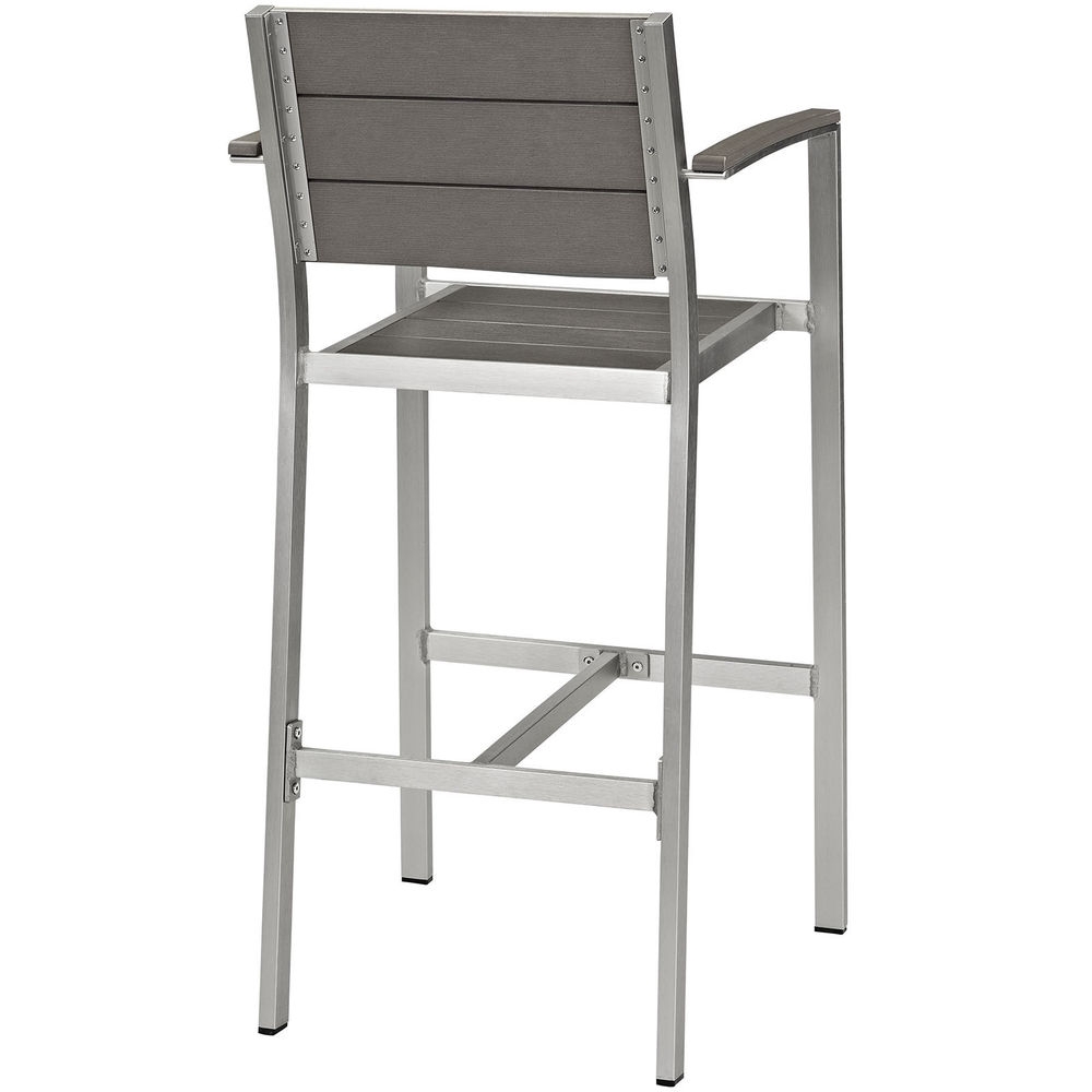 Outdoor bar chairs rear view Outdoor bar chairs rear view