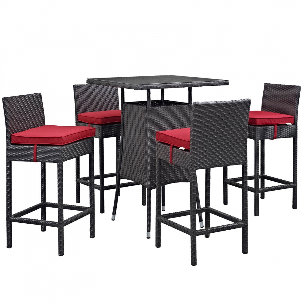 Outdoor bar furniture CUB EEI 1963 EXP RED SET MOD Outdoor bar furniture CUB EEI 1963 EXP RED SET MOD