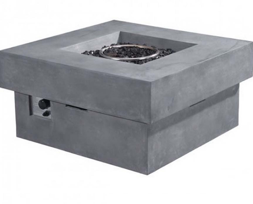 Outdoor fire pit side view Outdoor fire pit side view