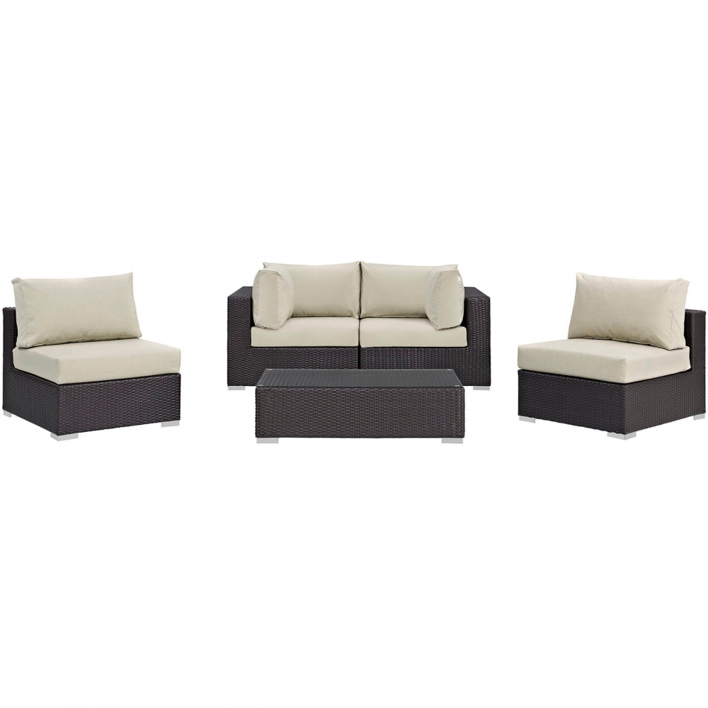 Outdoor lounge furniture CUB EEI 2163 EXP BEI SET MOD Outdoor lounge furniture CUB EEI 2163 EXP BEI SET MOD