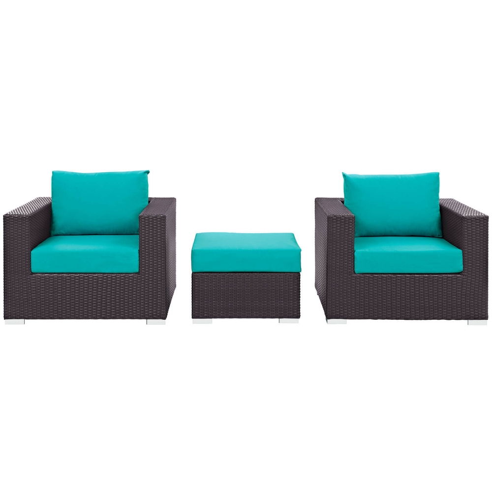 Outdoor lounge furniture CUB EEI 2174 EXP TRQ SET MOD Outdoor lounge furniture CUB EEI 2174 EXP TRQ SET MOD