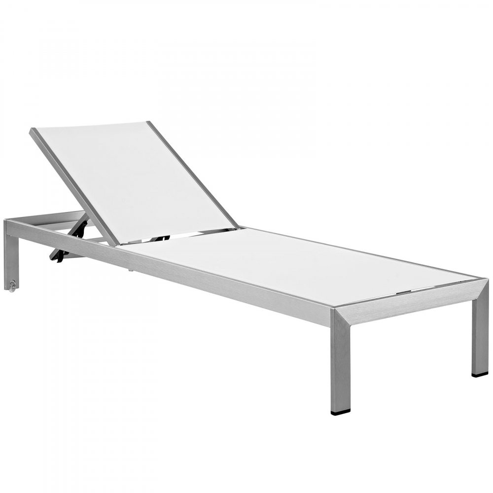 Outdoor lounge furniture CUB EEI 2249 SLV WHI MOD Outdoor lounge furniture CUB EEI 2249 SLV WHI MOD