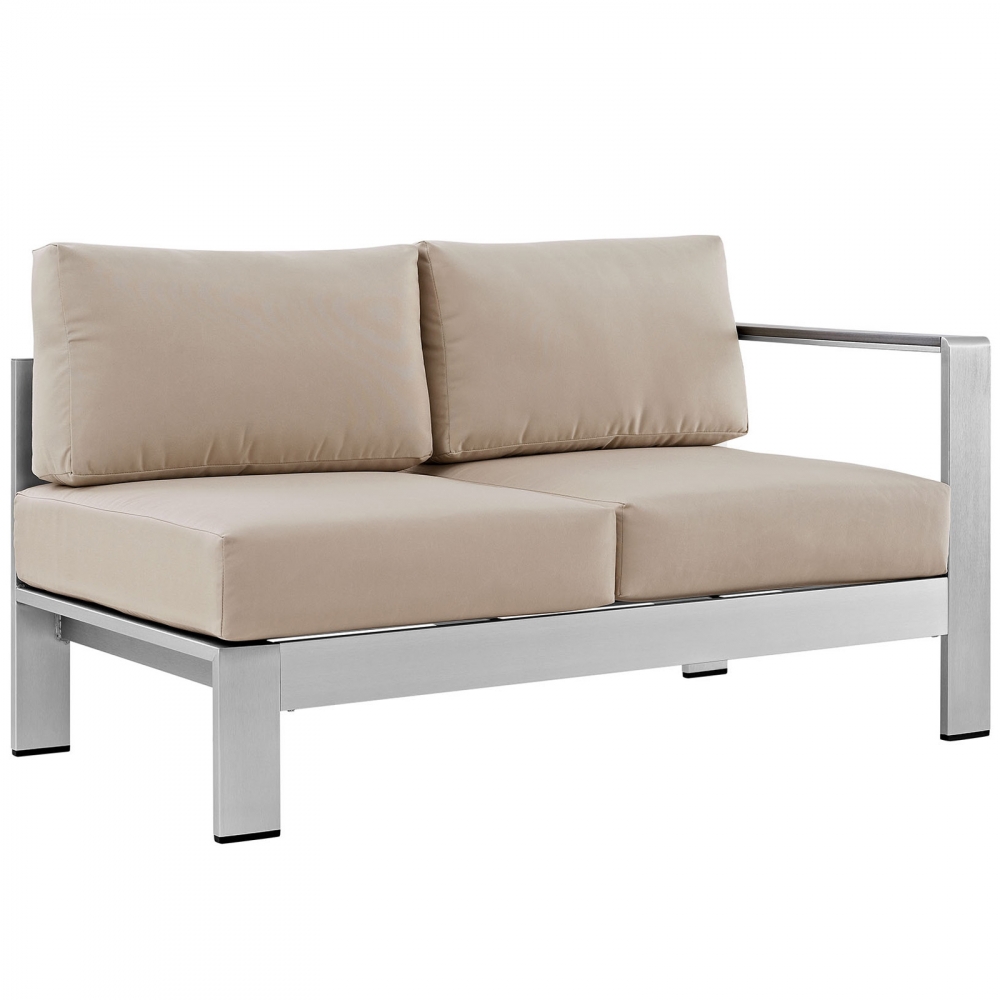 Outdoor lounge furniture CUB EEI 2262 SLV BEI MOD Outdoor lounge furniture CUB EEI 2262 SLV BEI MOD