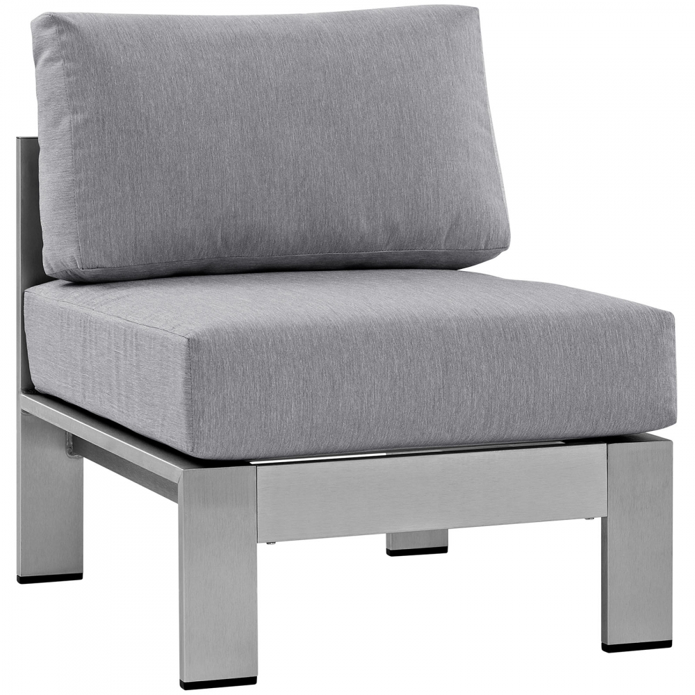 Outdoor lounge furniture CUB EEI 2263 SLV GRY MOD Outdoor lounge furniture CUB EEI 2263 SLV GRY MOD