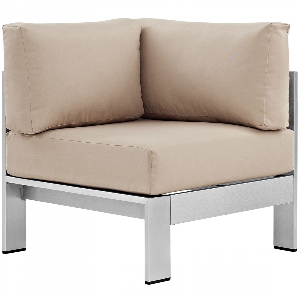 Outdoor lounge furniture CUB EEI 2264 SLV BEI MOD Outdoor lounge furniture CUB EEI 2264 SLV BEI MOD