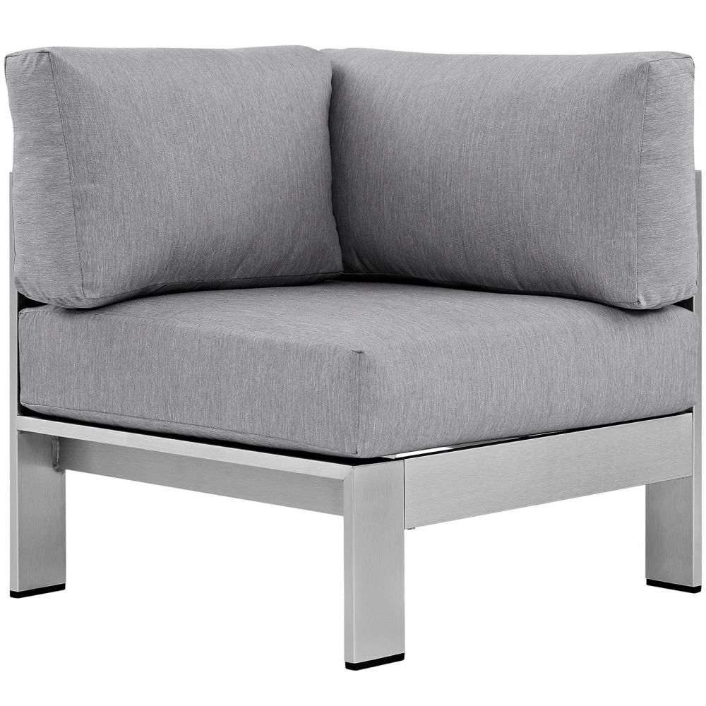Outdoor lounge furniture CUB EEI 2264 SLV GRY MOD Outdoor lounge furniture CUB EEI 2264 SLV GRY MOD