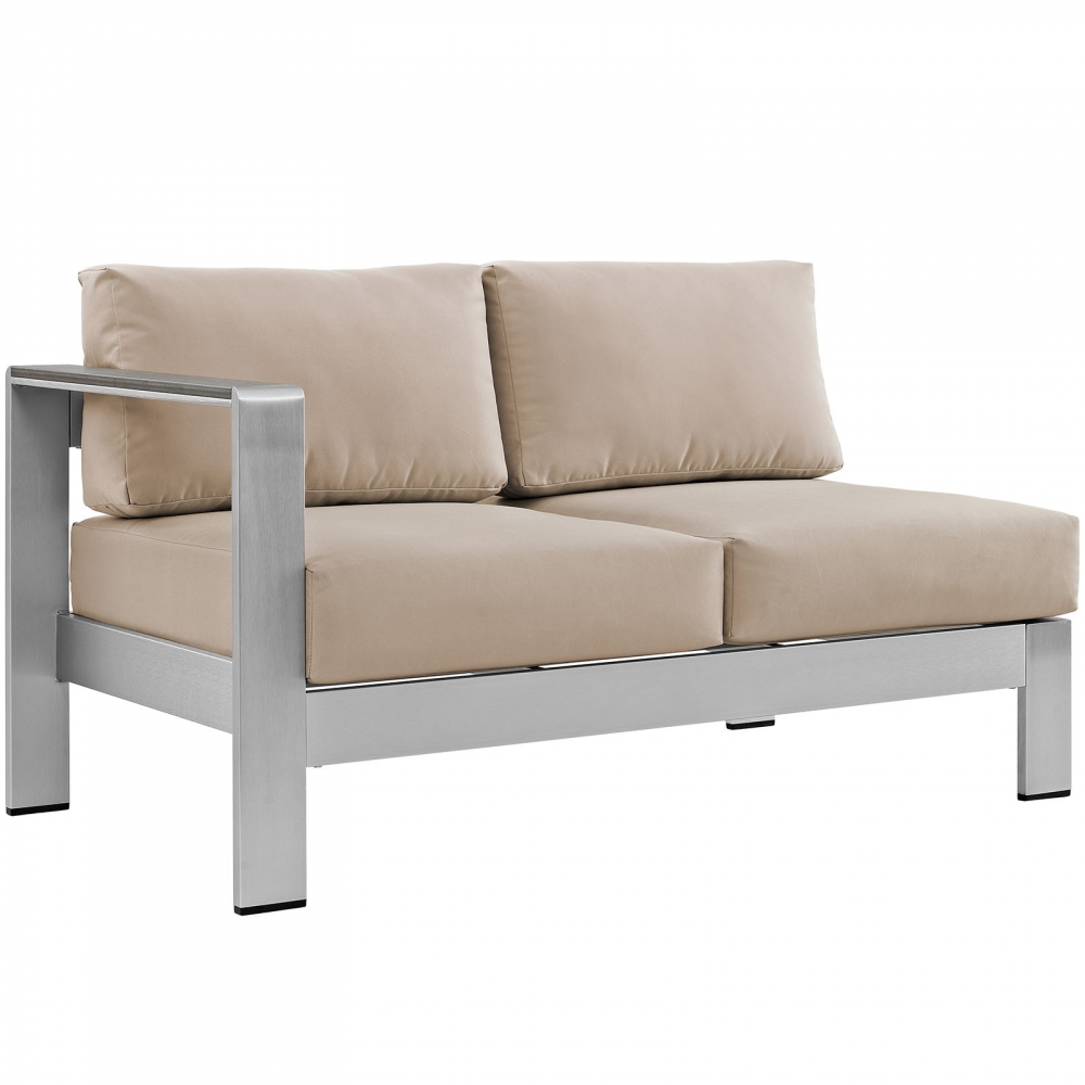 Outdoor lounge furniture CUB EEI 2265 SLV BEI MOD Outdoor lounge furniture CUB EEI 2265 SLV BEI MOD