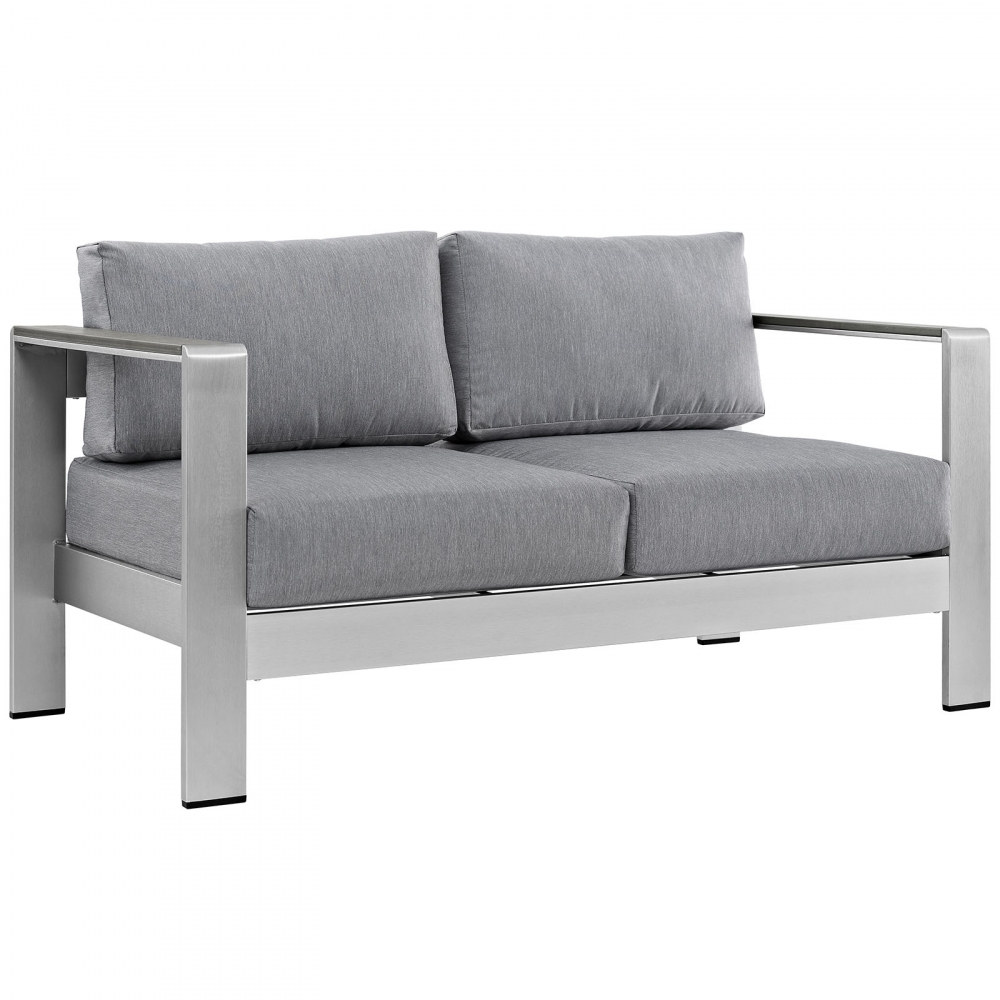 Outdoor lounge furniture CUB EEI 2267 SLV GRY MOD Outdoor lounge furniture CUB EEI 2267 SLV GRY MOD