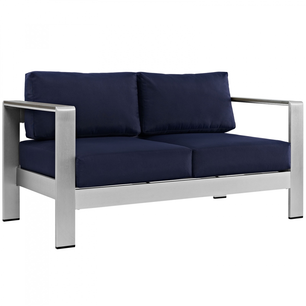 Outdoor lounge furniture CUB EEI 2267 SLV NAV MOD Outdoor lounge furniture CUB EEI 2267 SLV NAV MOD