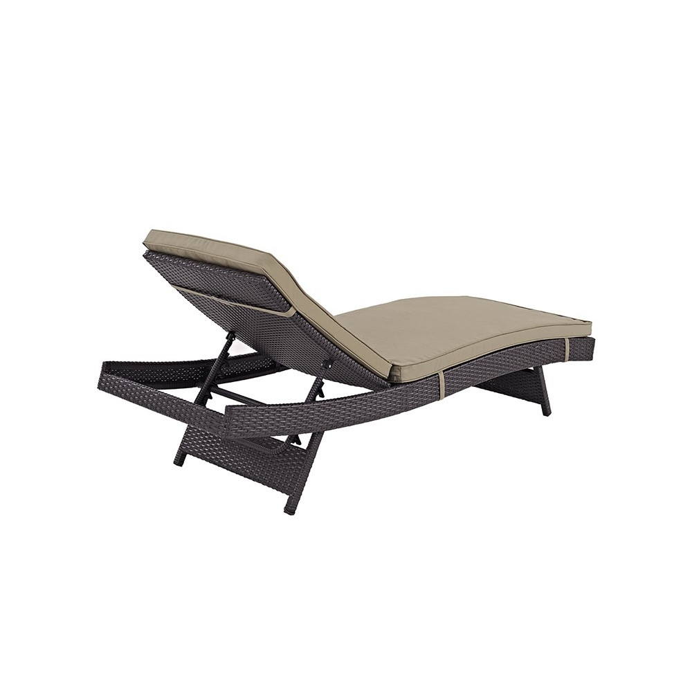 Outdoor lounger rear view Outdoor lounger rear view