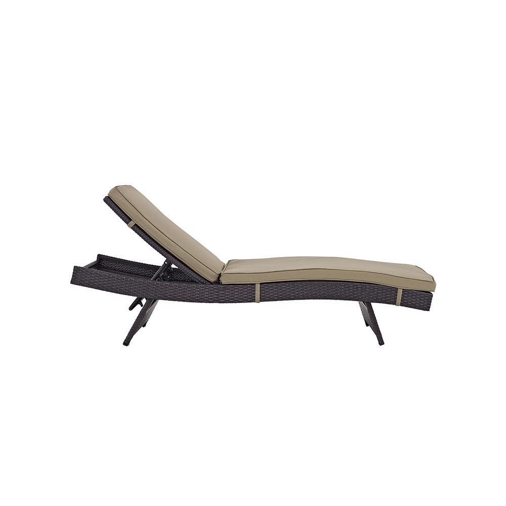 Outdoor lounger side view Outdoor lounger side view
