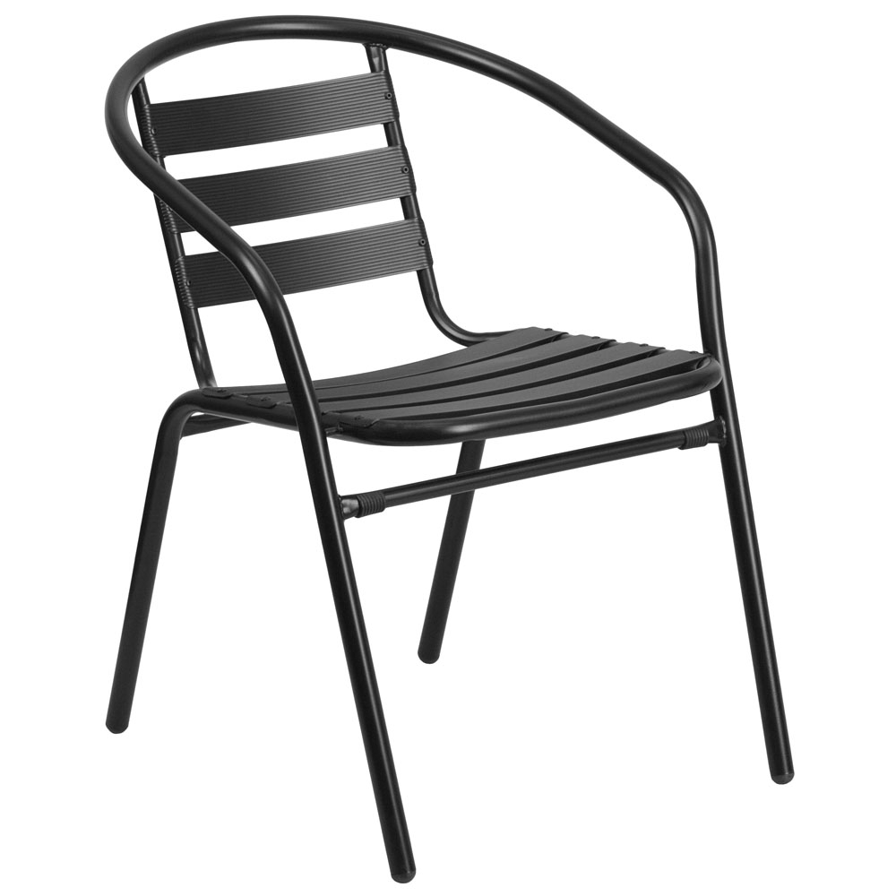 Outdoor patio chairs CUB TLH 017C BK GG FLA Outdoor patio chairs CUB TLH 017C BK GG FLA