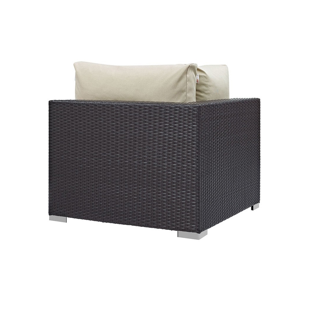 Outdoor rattan chairs rear view Outdoor rattan chairs rear view