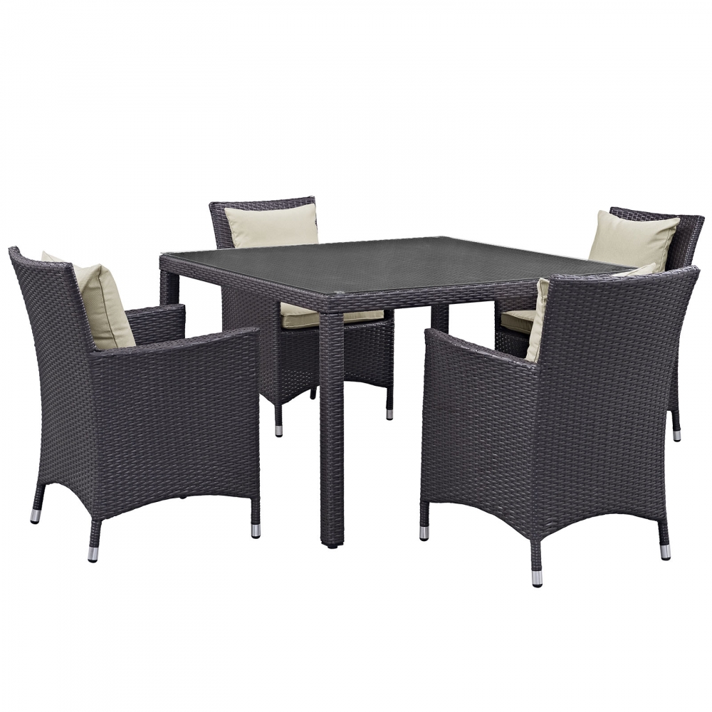 Outdoor table and chairs CUB EEI 2191 EXP BEI SET MOD Outdoor table and chairs CUB EEI 2191 EXP BEI SET MOD