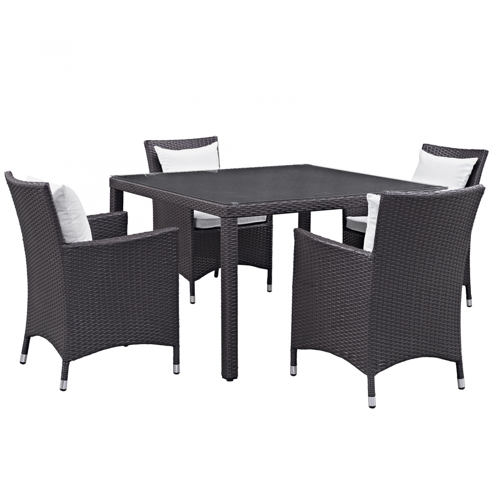 Outdoor table and chairs CUB EEI 2191 EXP WHI SET MOD Outdoor table and chairs CUB EEI 2191 EXP WHI SET MOD