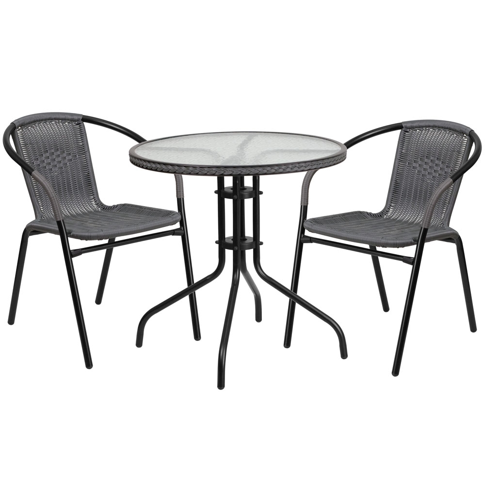 Outdoor table and chairs CUB TLH 087RD 037GY2 GG FLA Outdoor table and chairs CUB TLH 087RD 037GY2 GG FLA