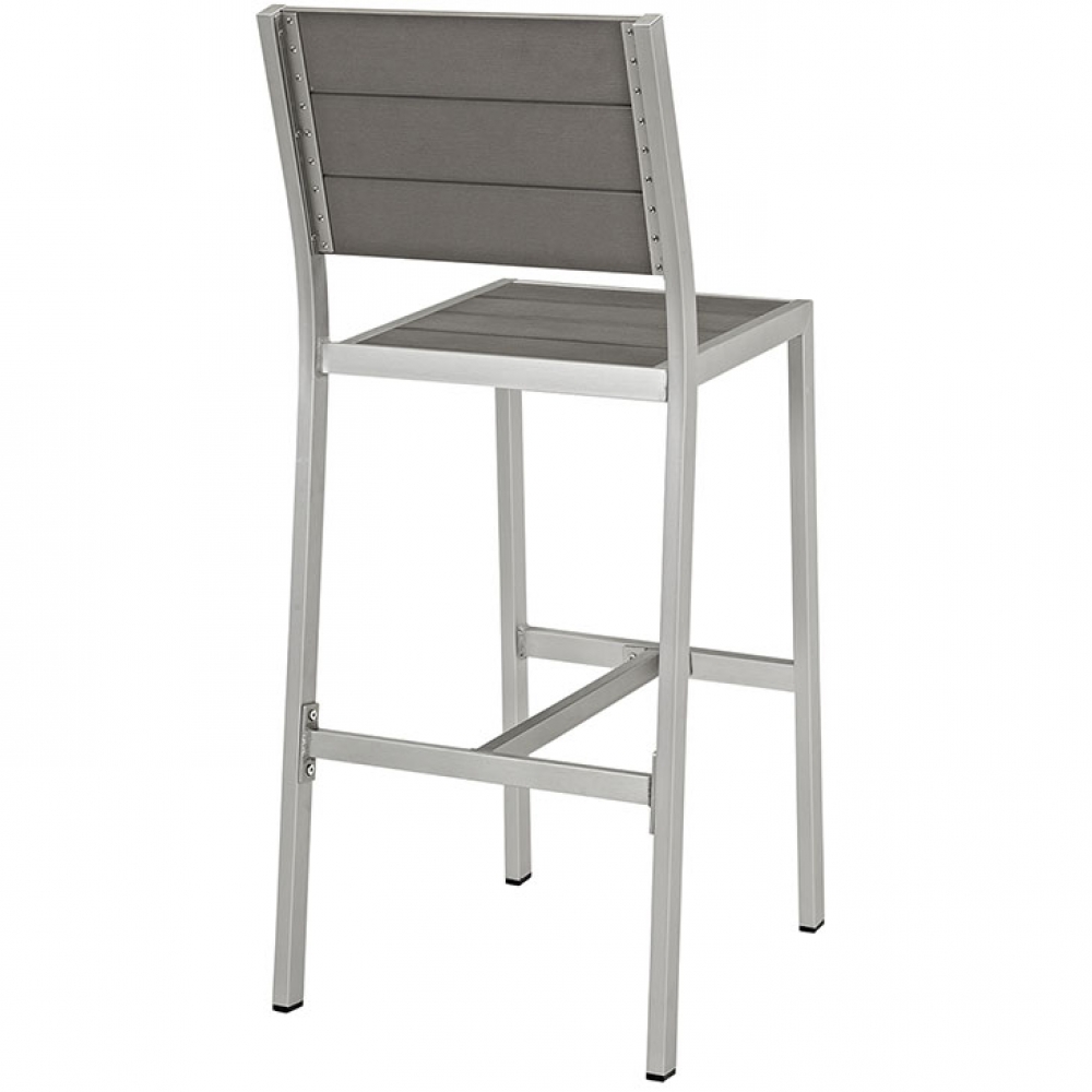 Patio bar chairs rear view Patio bar chairs rear view