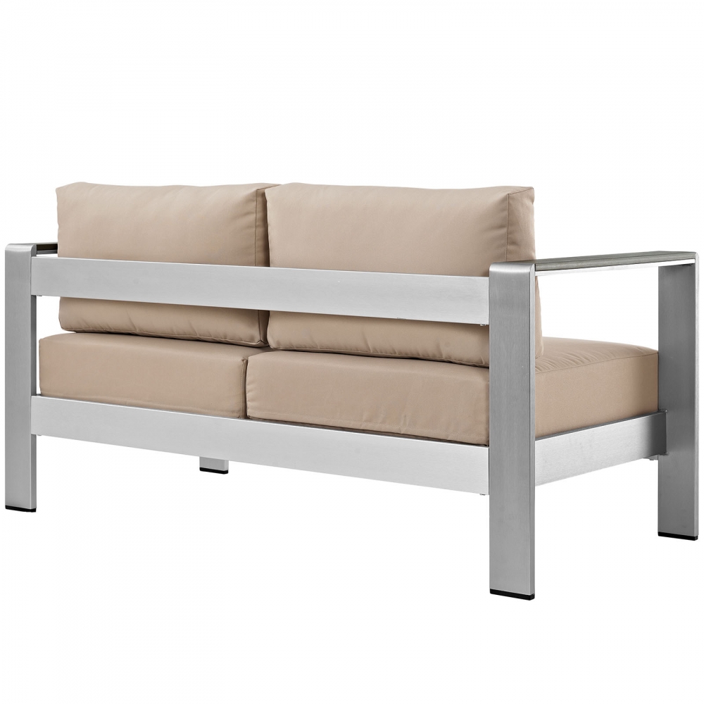 Patio loveseat rear view Patio loveseat rear view