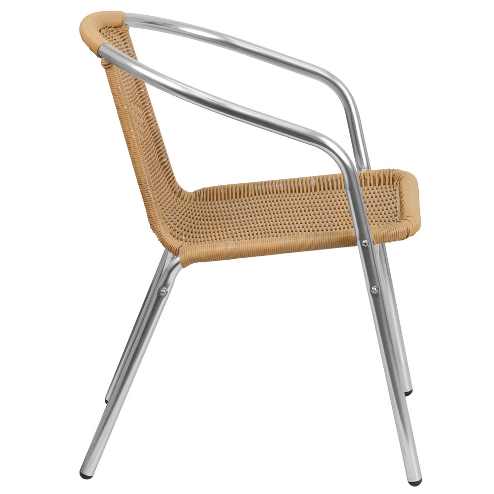 Rattan back chair side view Rattan back chair side view
