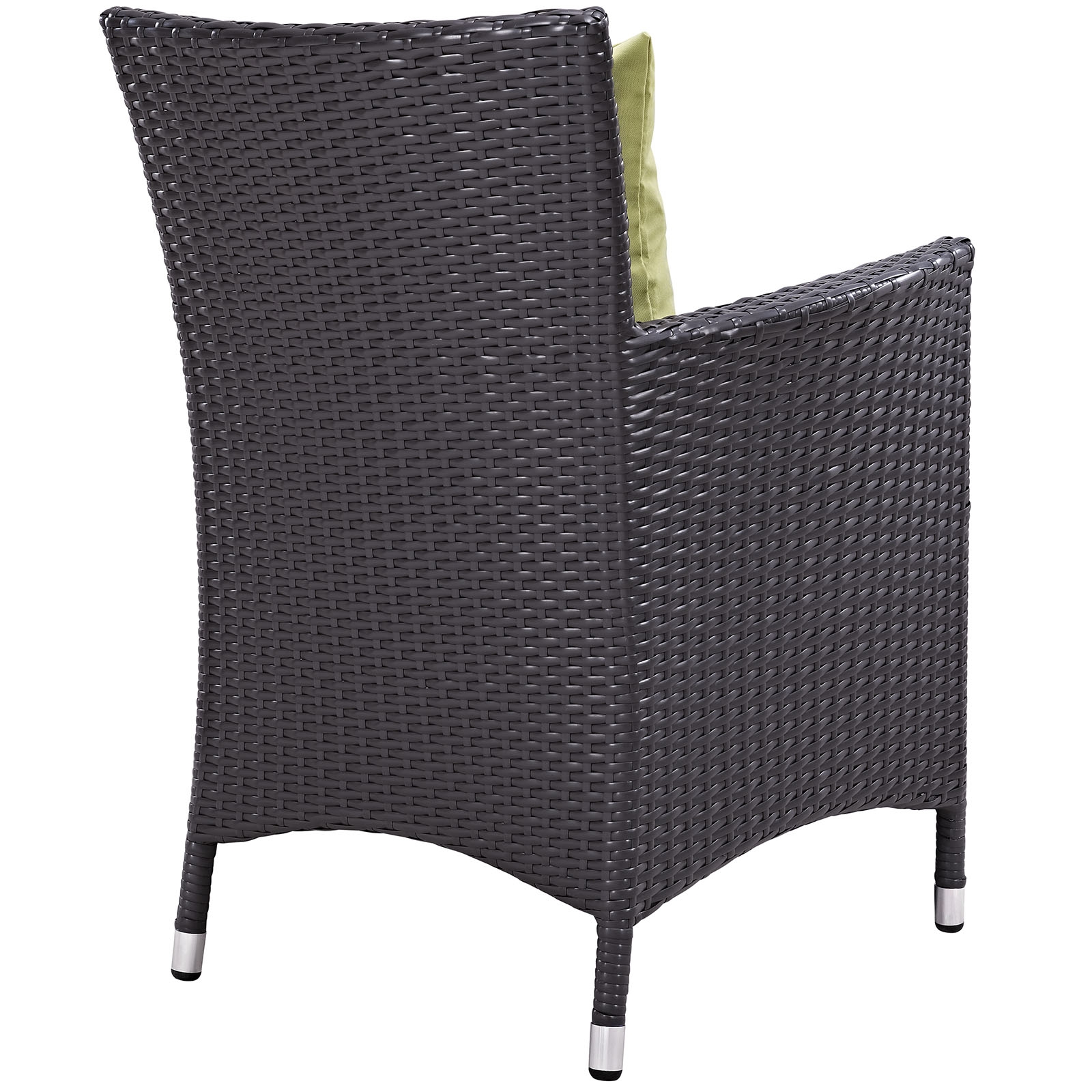Rattan bistro chair back view Rattan bistro chair back view