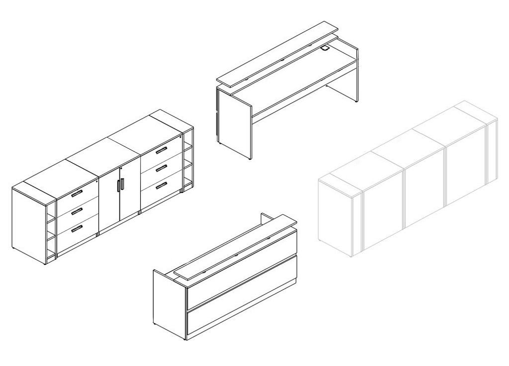 Reception counter 3k 3d schematic Reception counter 3k 3d schematic