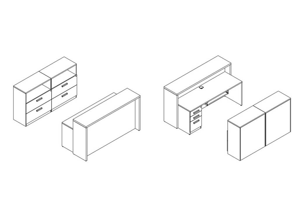 Reception desks for sale m brace 3d schematic Reception desks for sale m brace 3d schematic