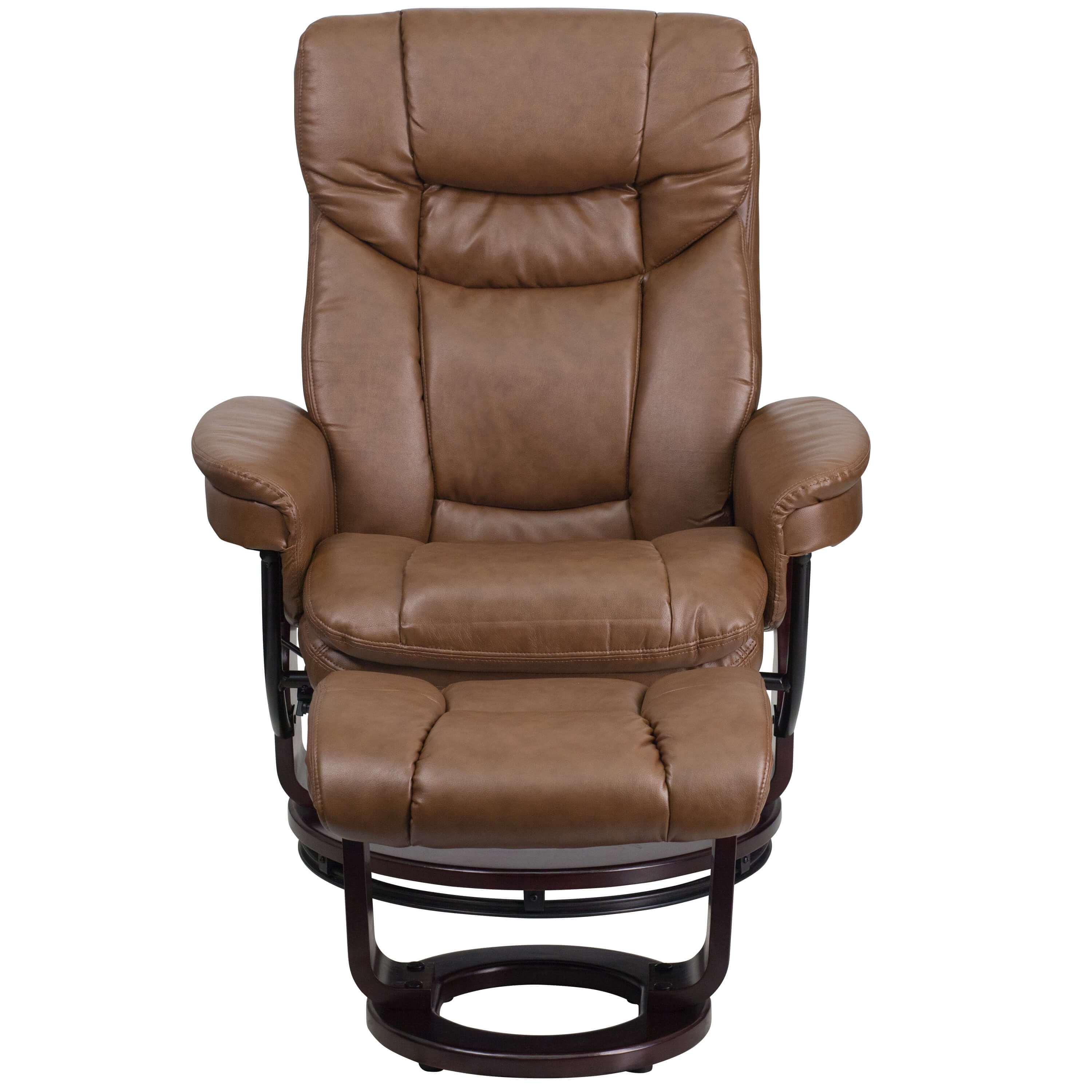 Reclining armchair front view Reclining armchair front view