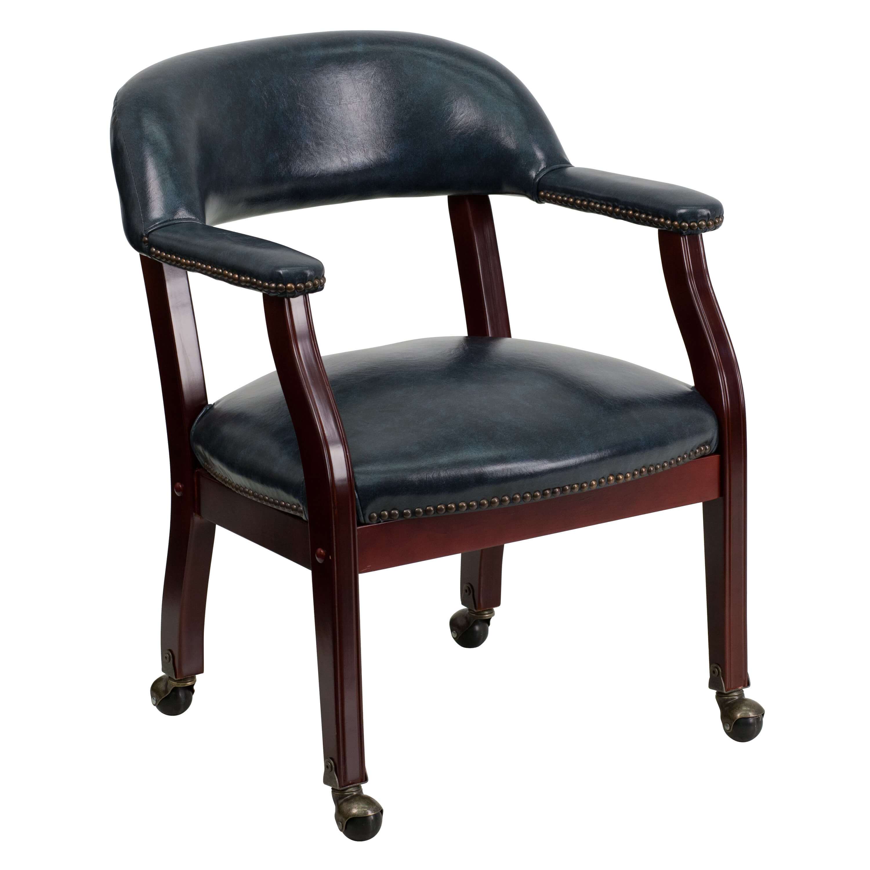 Side chairs with arms CUB B Z100 NAVY GG FLA Side chairs with arms CUB B Z100 NAVY GG FLA