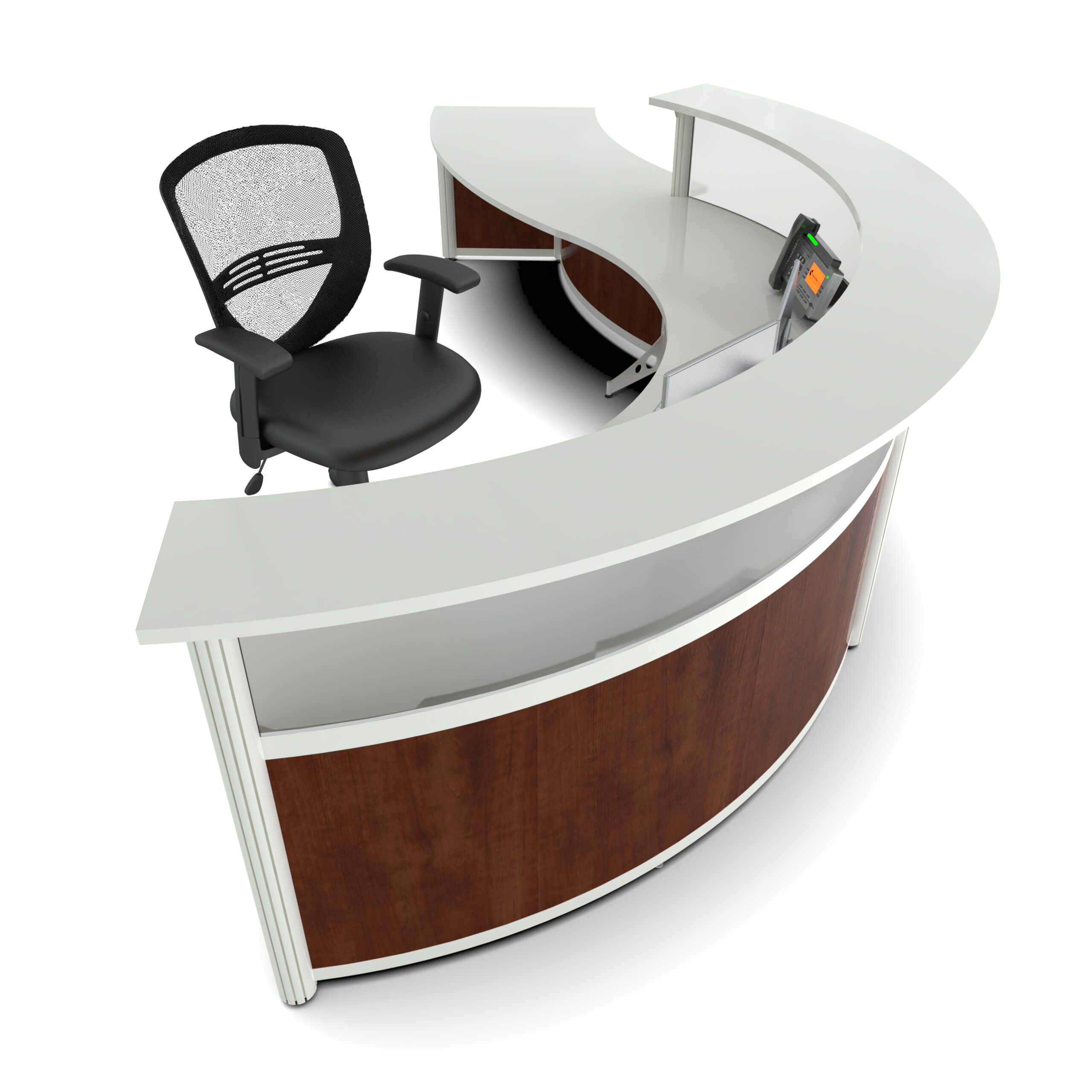 Arcblend ada reception desk front view 1 Arcblend ada reception desk front view 1