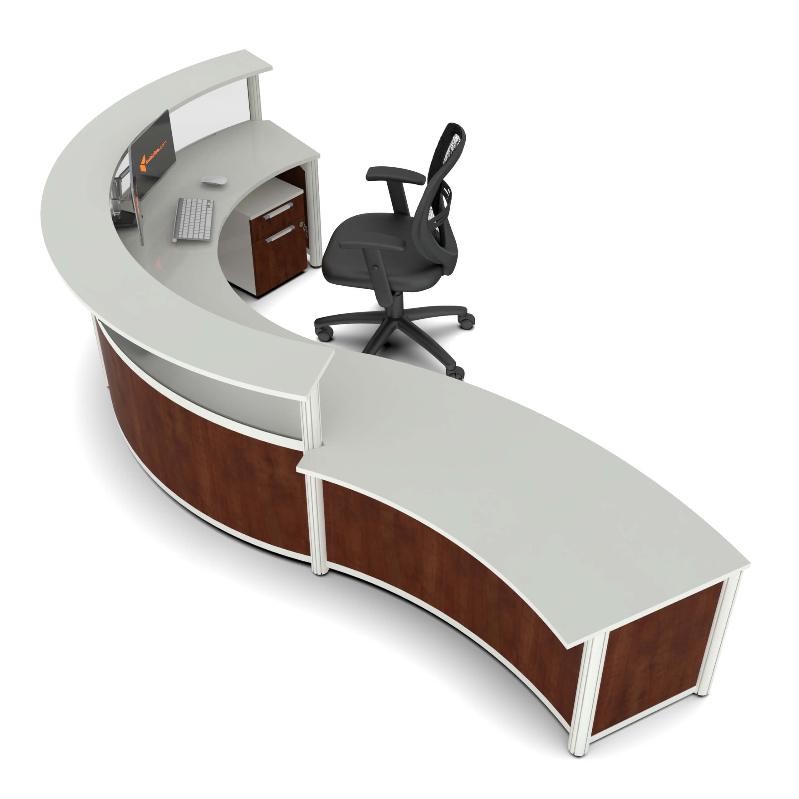 Arcblend ada reception desk top view 1 Arcblend ada reception desk top view 1