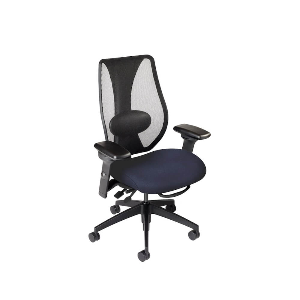 Big&tall office chairs ergonomic office chair adjustable arms midnight black mesh and midnight fabric seat Big&tall office chairs ergonomic office chair adjustable arms midnight black mesh and midnight fabric seat