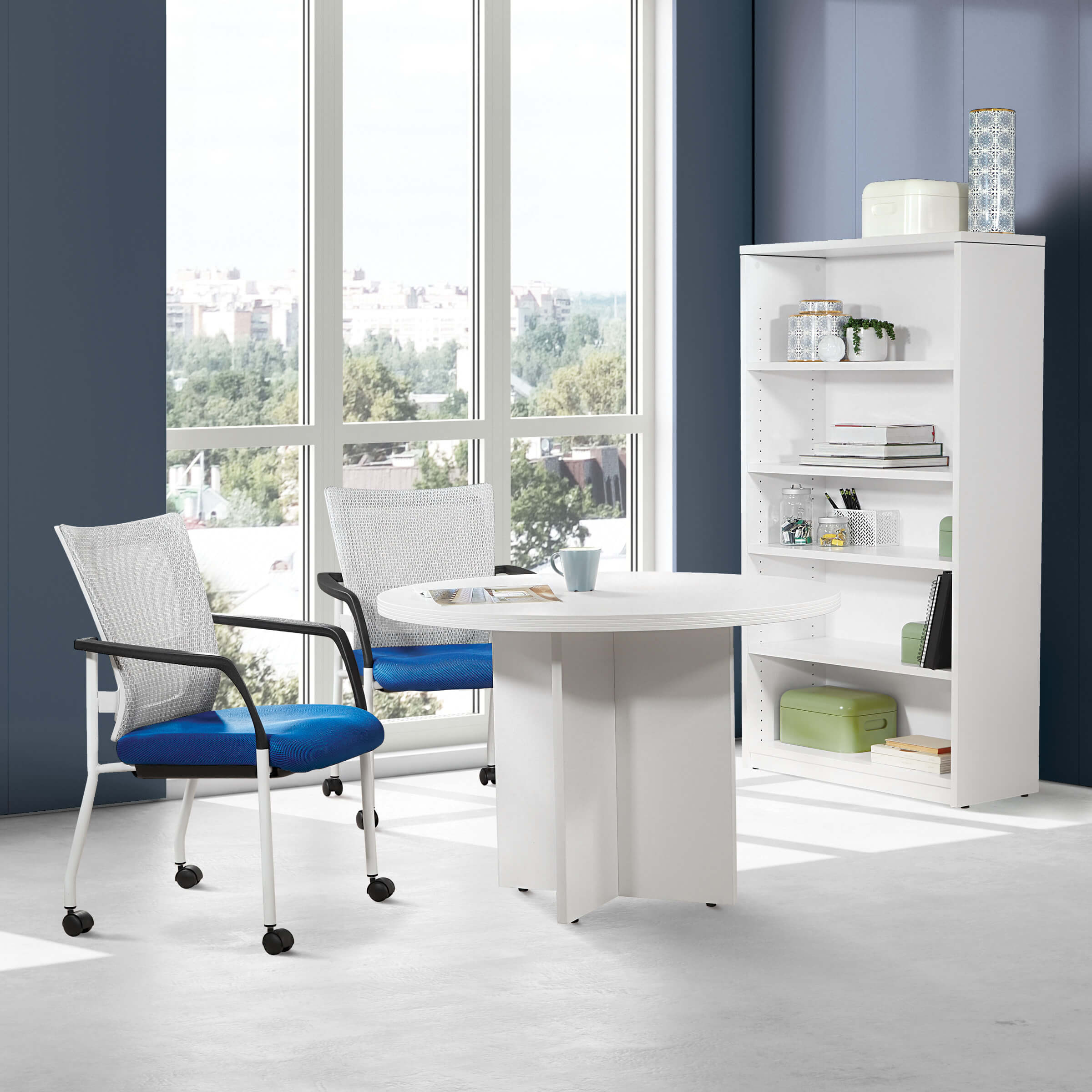 Conference room tables meeting tables contemporary round table white space view 1 Conference room tables meeting tables contemporary round table white space view 1