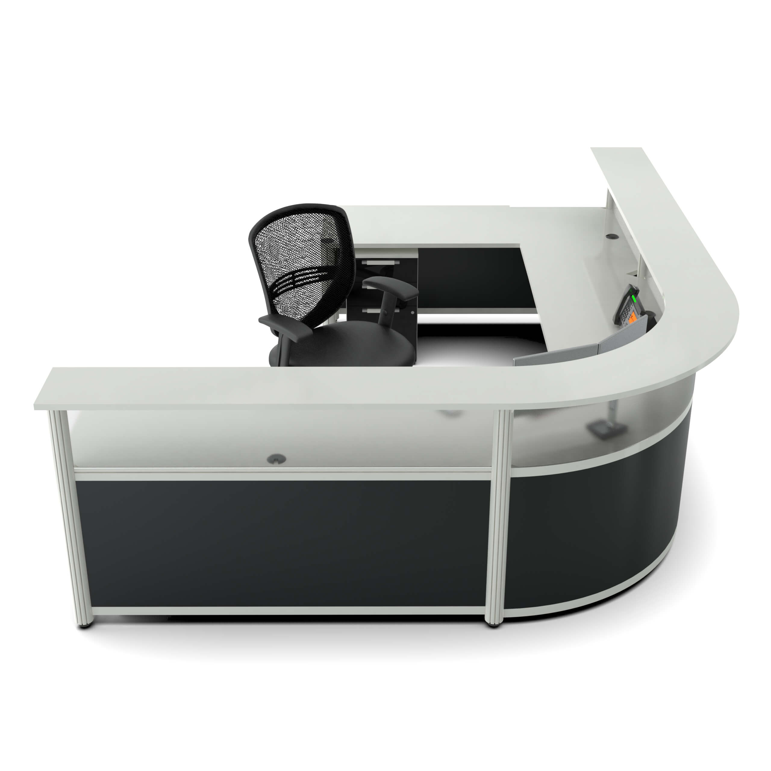 Corner reception desk right Corner reception desk right