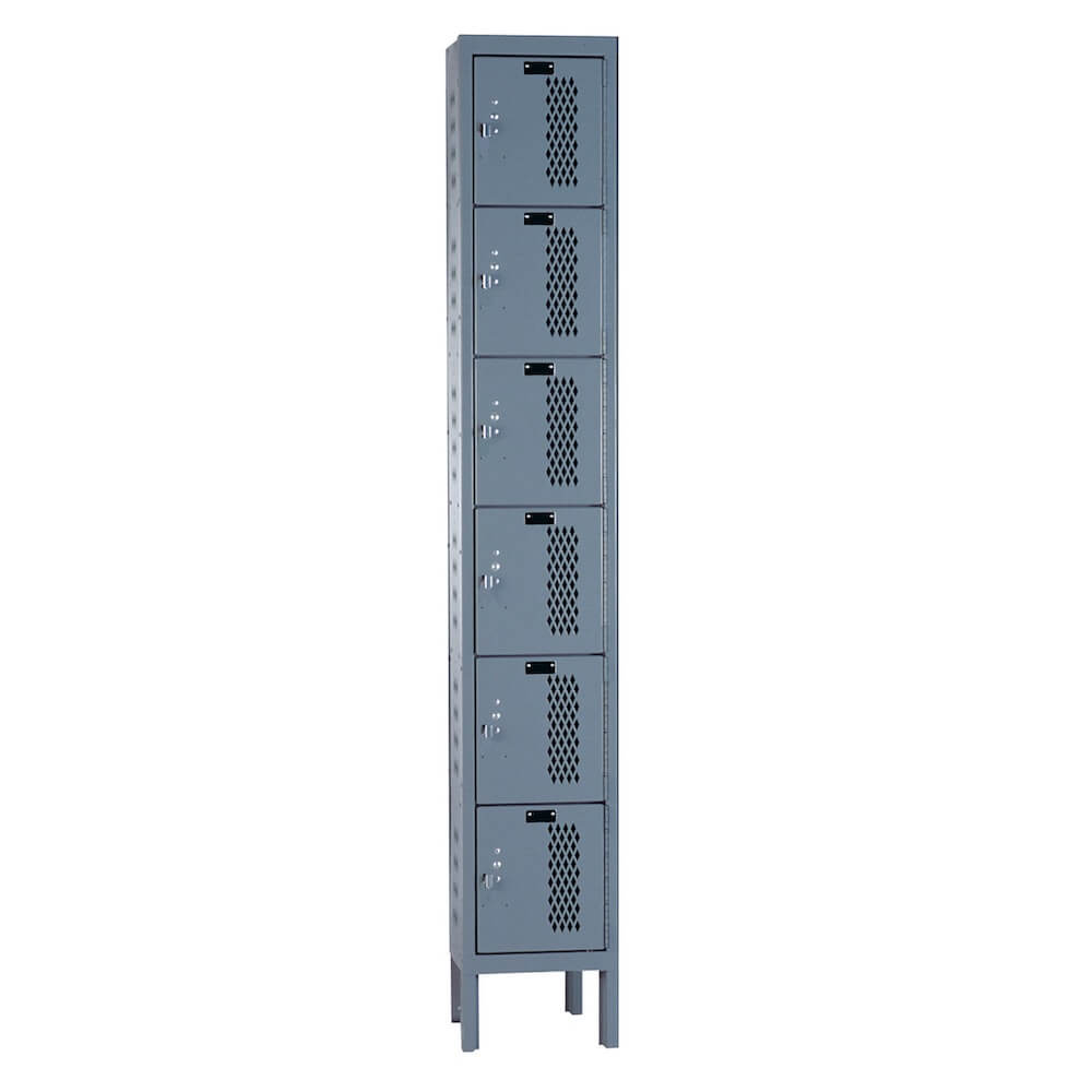 Employee lockers metal lockers ventilated lockers dark gray 1W 6T Employee lockers metal lockers ventilated lockers dark gray 1W 6T