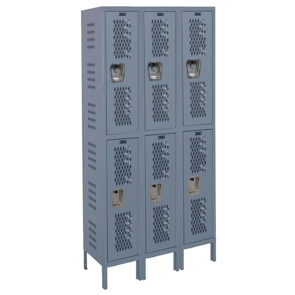 Employee lockers metal lockers ventilated lockers dark gray 3W 2T Employee lockers metal lockers ventilated lockers dark gray 3W 2T