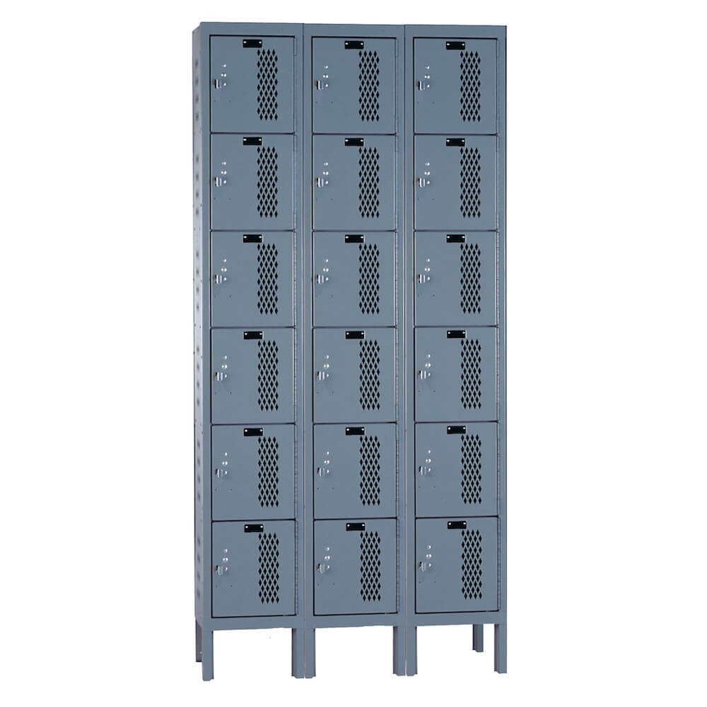 Employee lockers metal lockers ventilated lockers dark gray 3W 6T Employee lockers metal lockers ventilated lockers dark gray 3W 6T