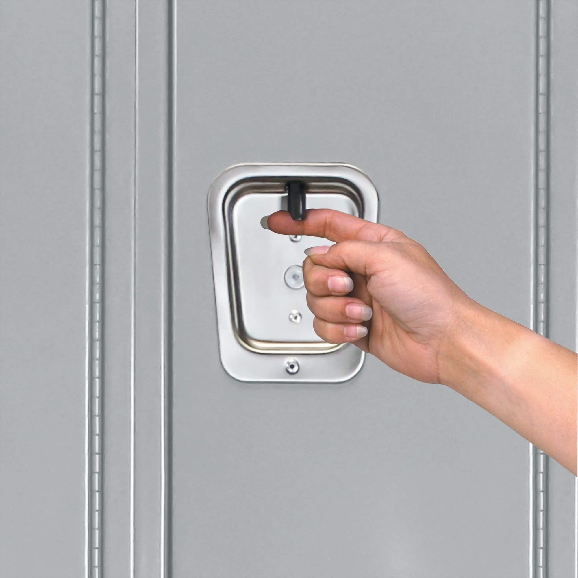Employee lockers metal lockers wardrobe lockers 1w 1t close up view 4 Employee lockers metal lockers wardrobe lockers 1w 1t close up view 4