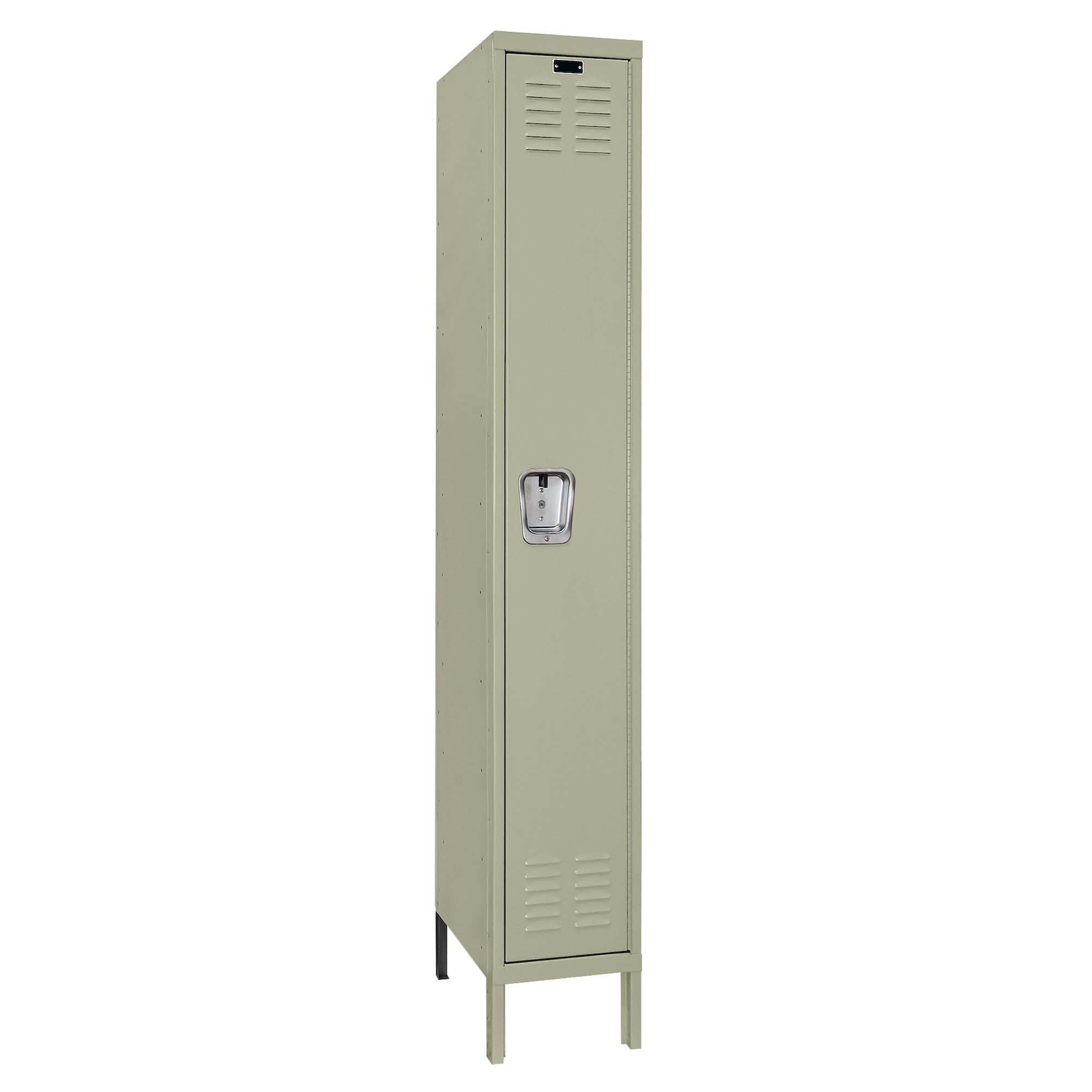 Employee lockers metal lockers wardrobe lockers 1w 1t tan angle view Employee lockers metal lockers wardrobe lockers 1w 1t tan angle view