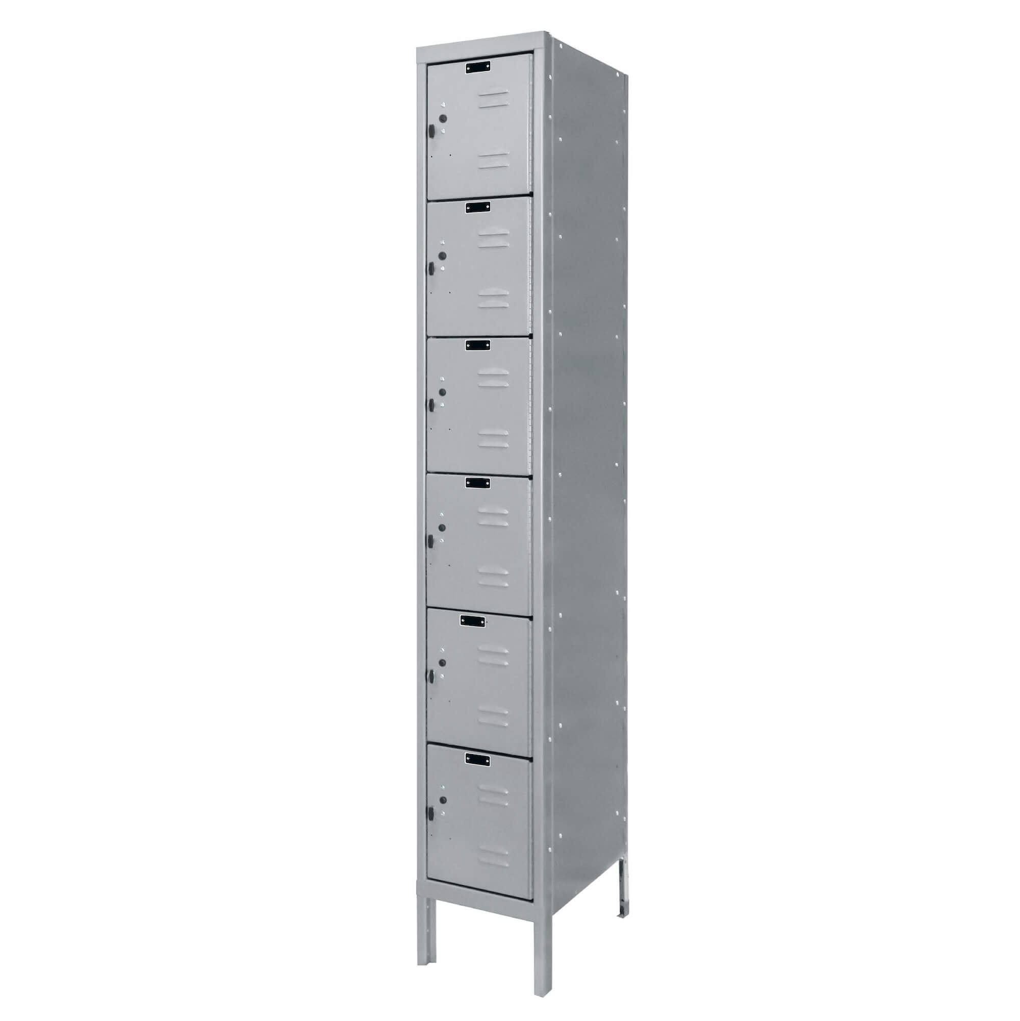 Employee lockers metal lockers wardrobe lockers 1w 6t wardrobe lockers light gray angle view Employee lockers metal lockers wardrobe lockers 1w 6t wardrobe lockers light gray angle view