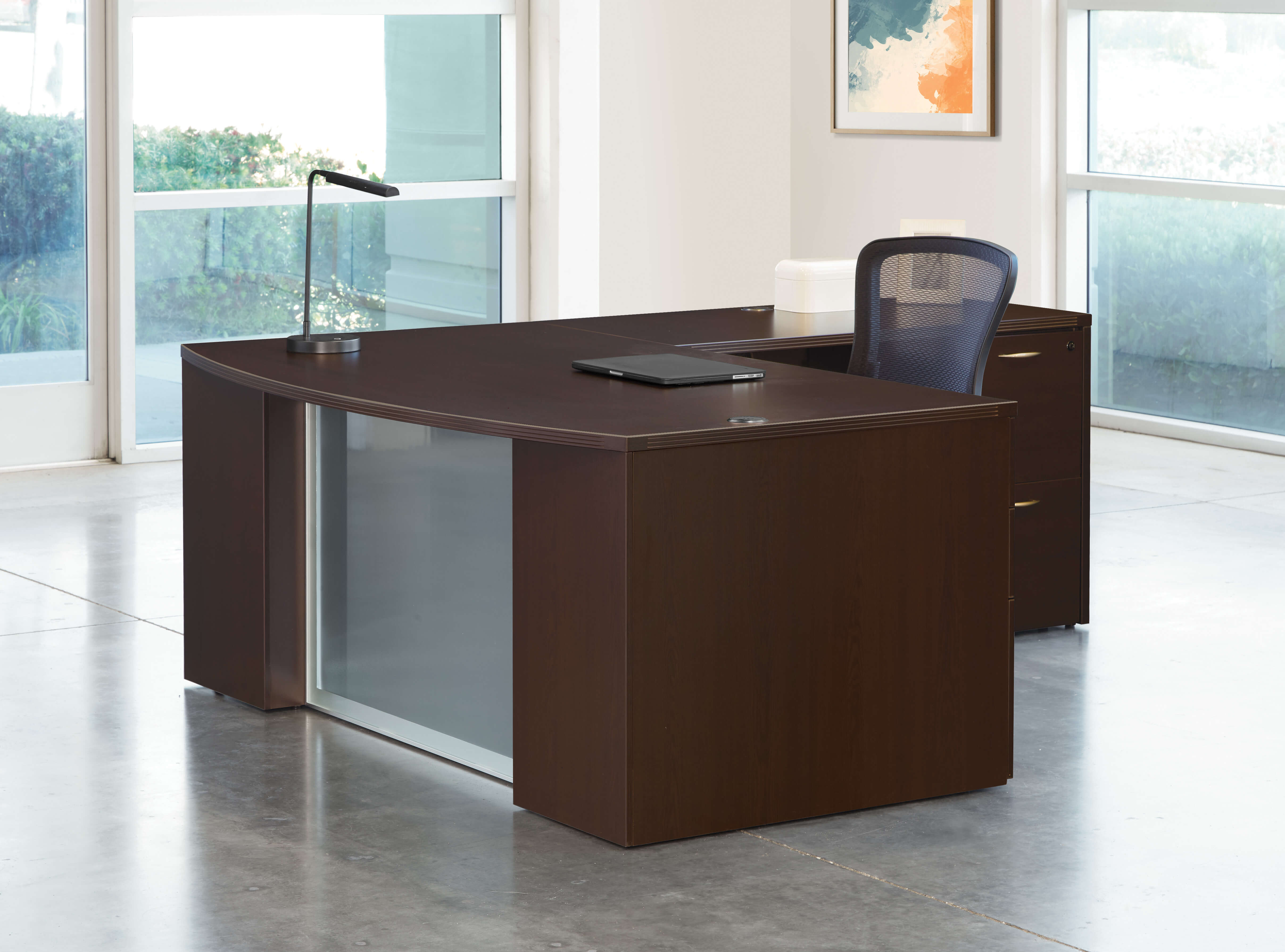 L shaped desk large l shaped desk l shaped desk with modesty panel espresso space view L shaped desk large l shaped desk l shaped desk with modesty panel espresso space view
