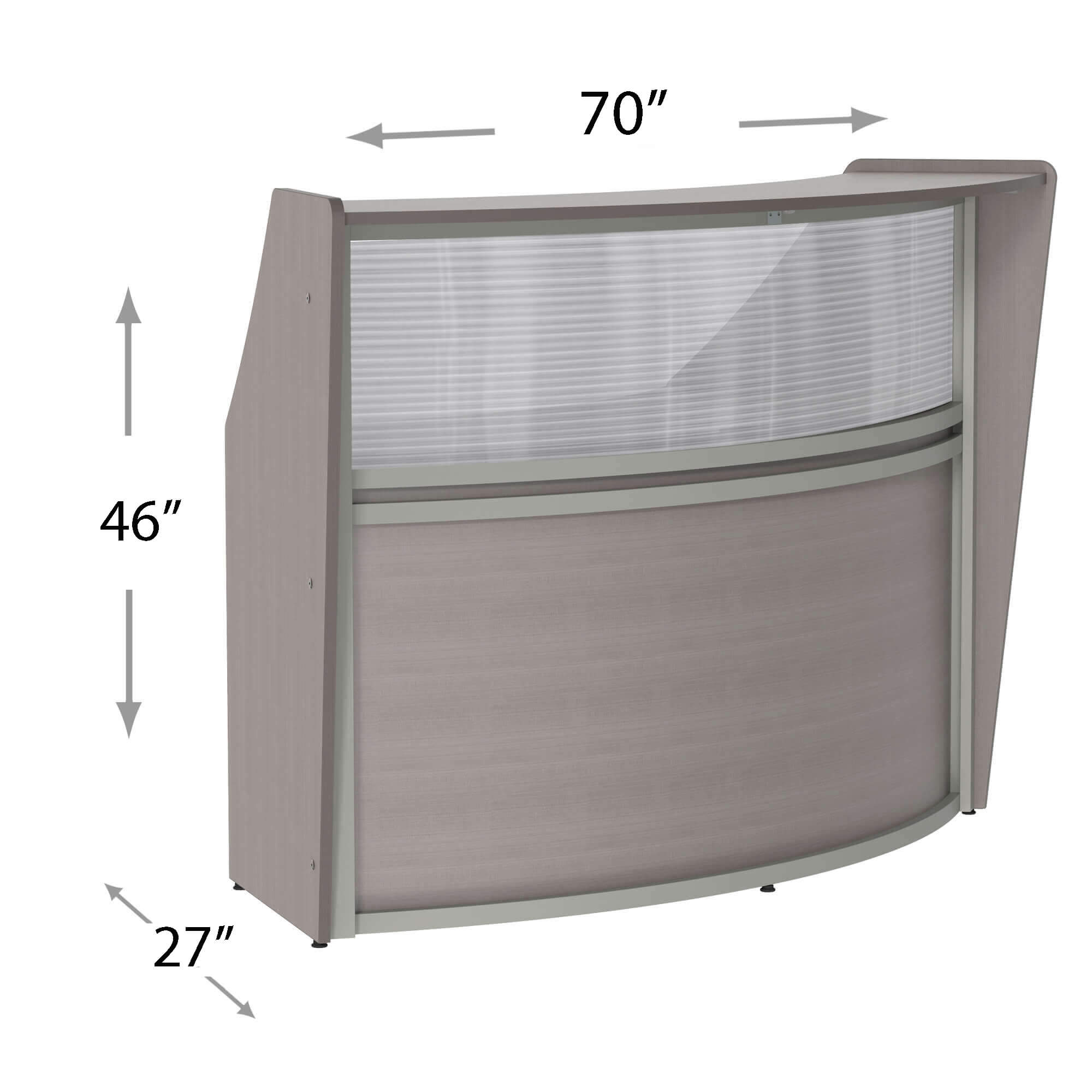 Li1 curved reception desk dimensions 1 2 3 Li1 curved reception desk dimensions 1 2 3