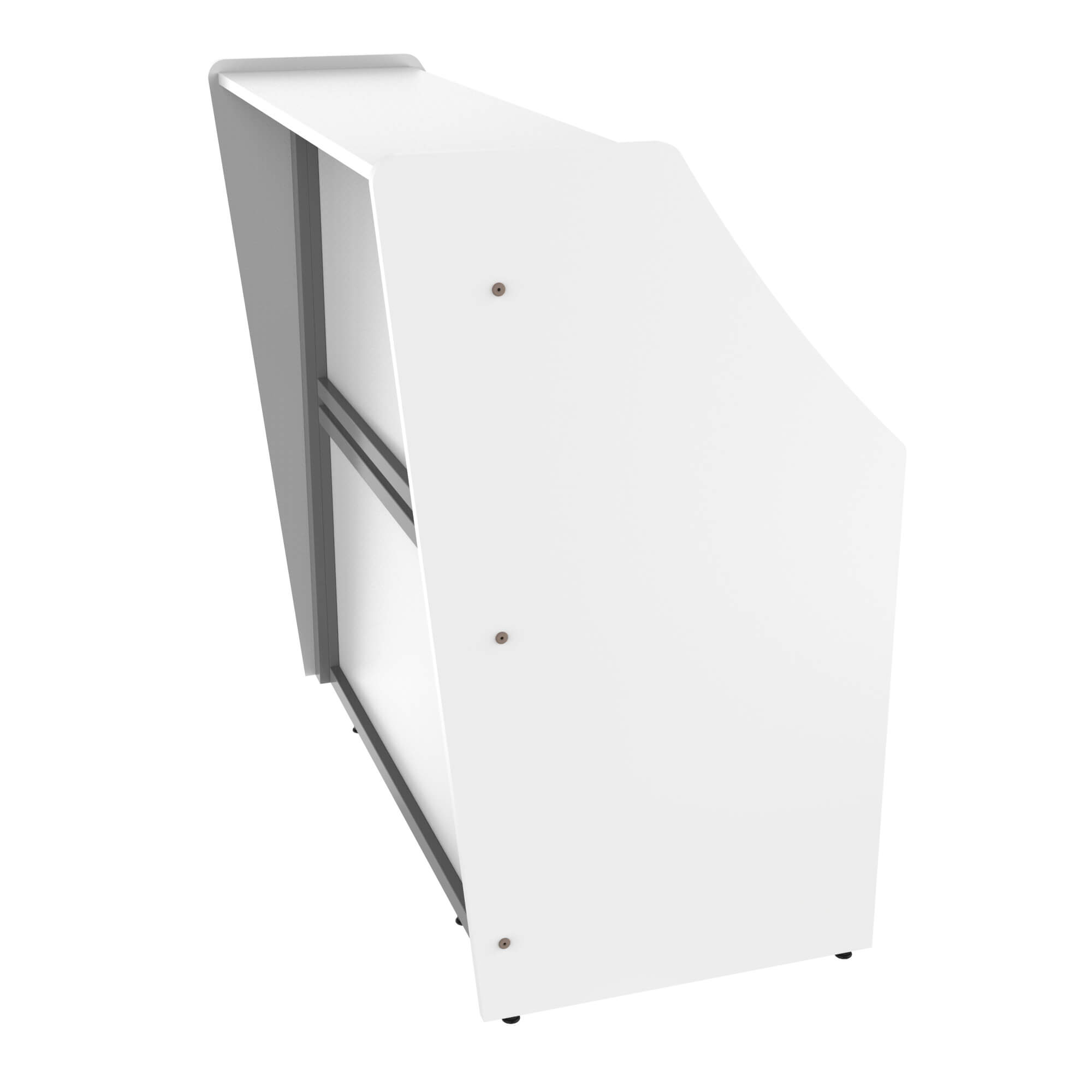 Li1 elegant small reception desk side view 1 Li1 elegant small reception desk side view 1
