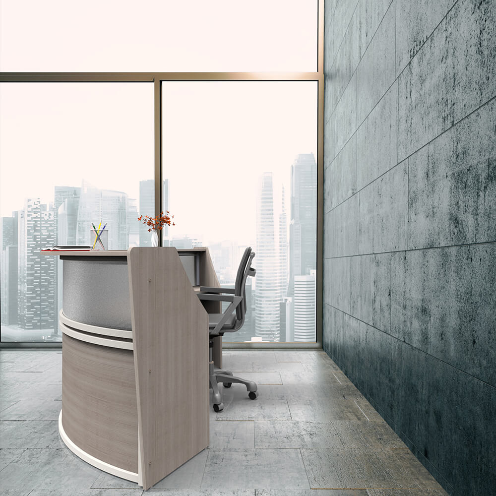 Li1 modern reception desk environment Li1 modern reception desk environment
