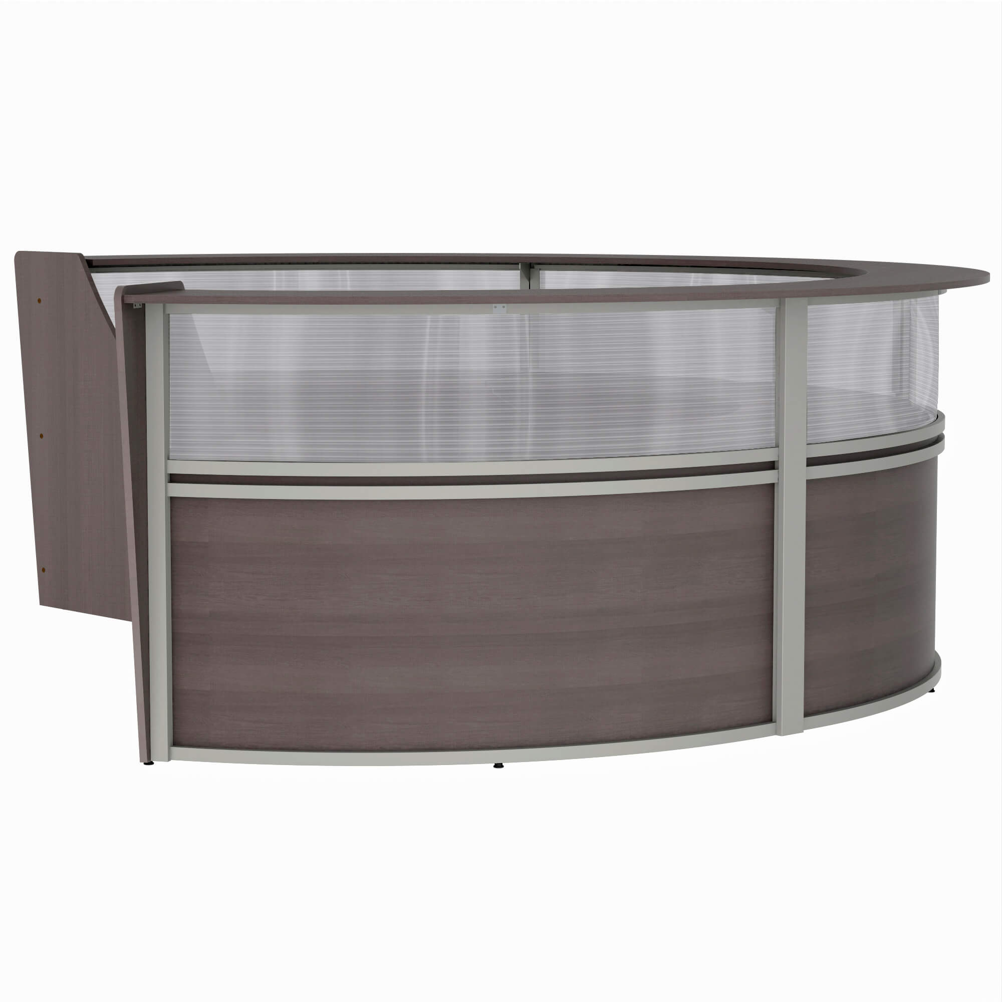 Li1 semi circular reception desk inside lateral Li1 semi circular reception desk inside lateral