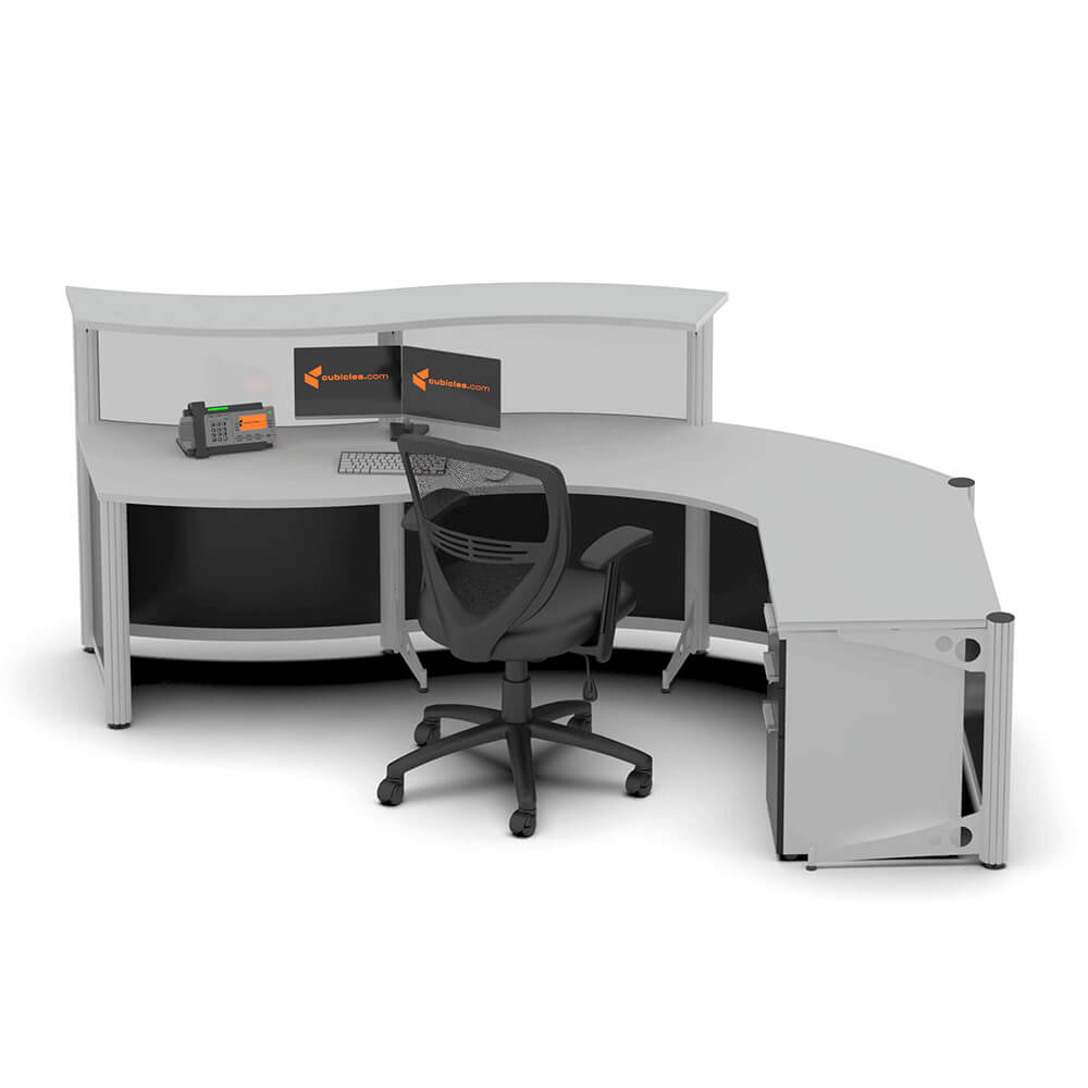 Reception desk arcwave curved reception desk inside Reception desk arcwave curved reception desk inside