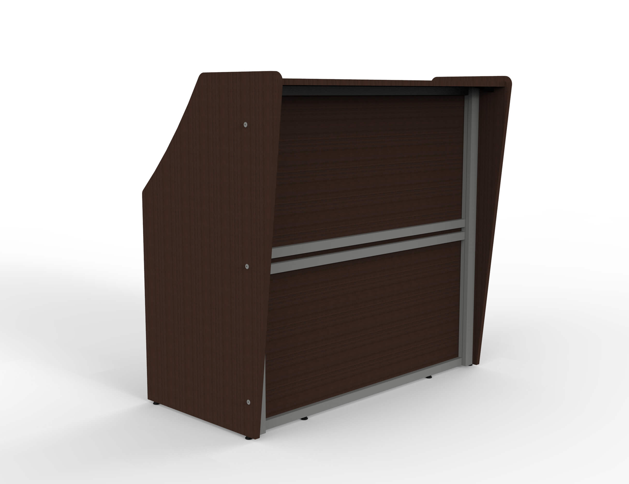 Single person reception desk CUB ZUT292 NIL 1 Single person reception desk CUB ZUT292 NIL 1