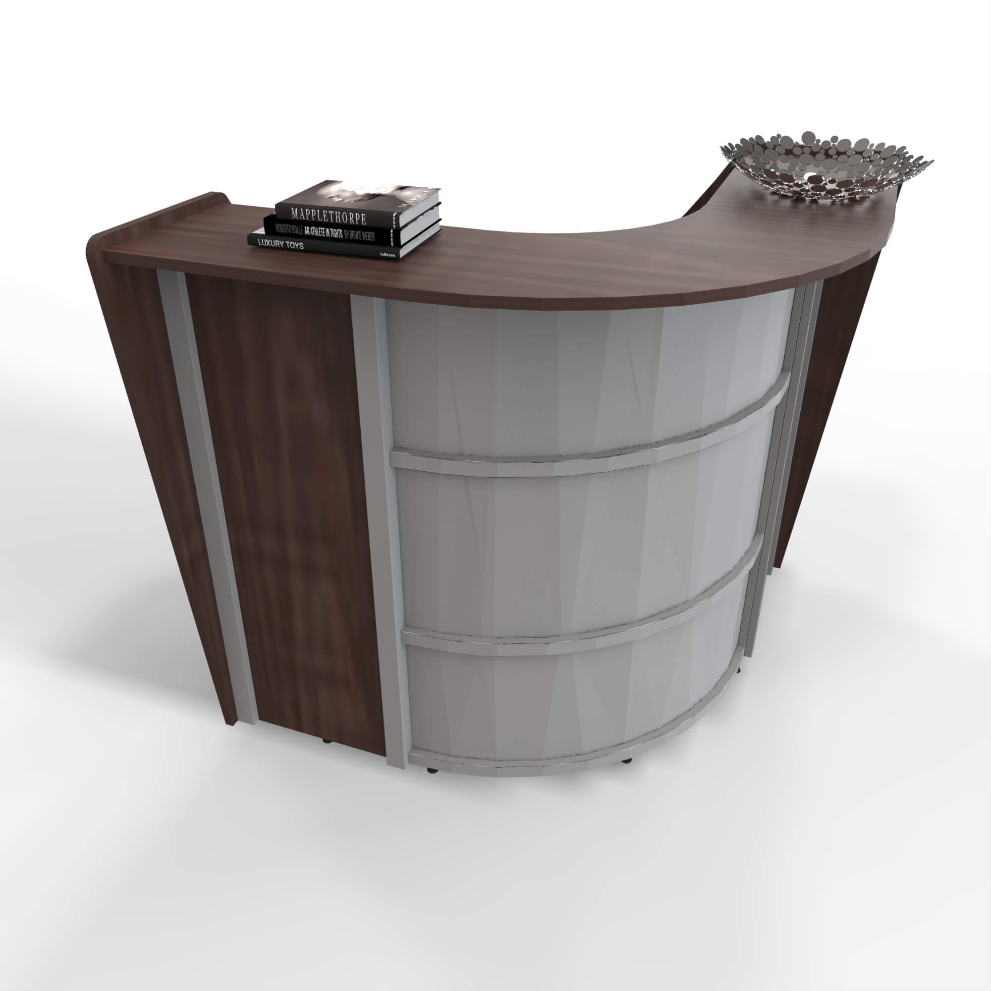 Single person reception desk CUB ZUT293 NIL Single person reception desk CUB ZUT293 NIL