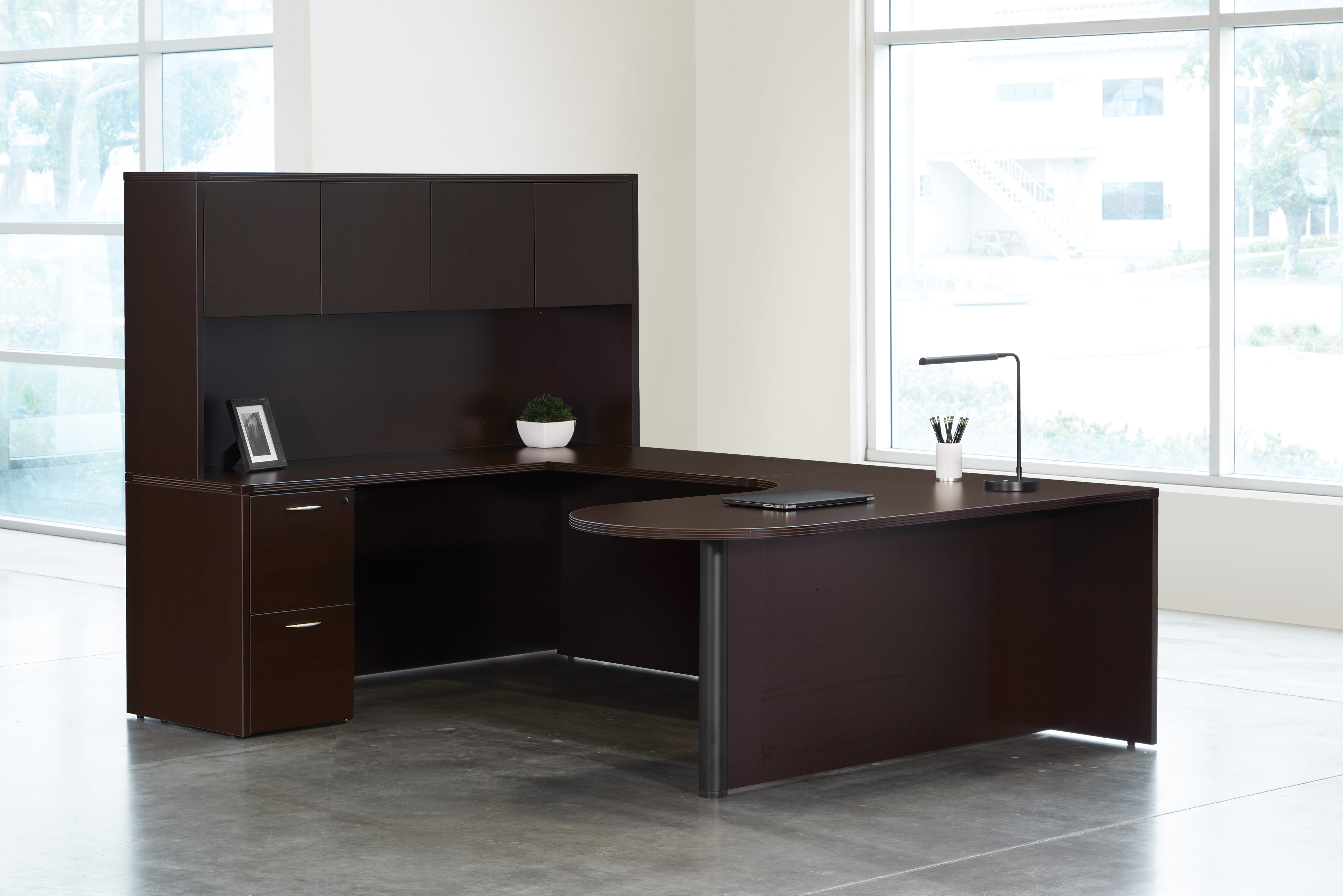 U shaped desk u shaped desk with hutch modern u shaped desk with hutch espresso space view left 1 U shaped desk u shaped desk with hutch modern u shaped desk with hutch espresso space view left 1
