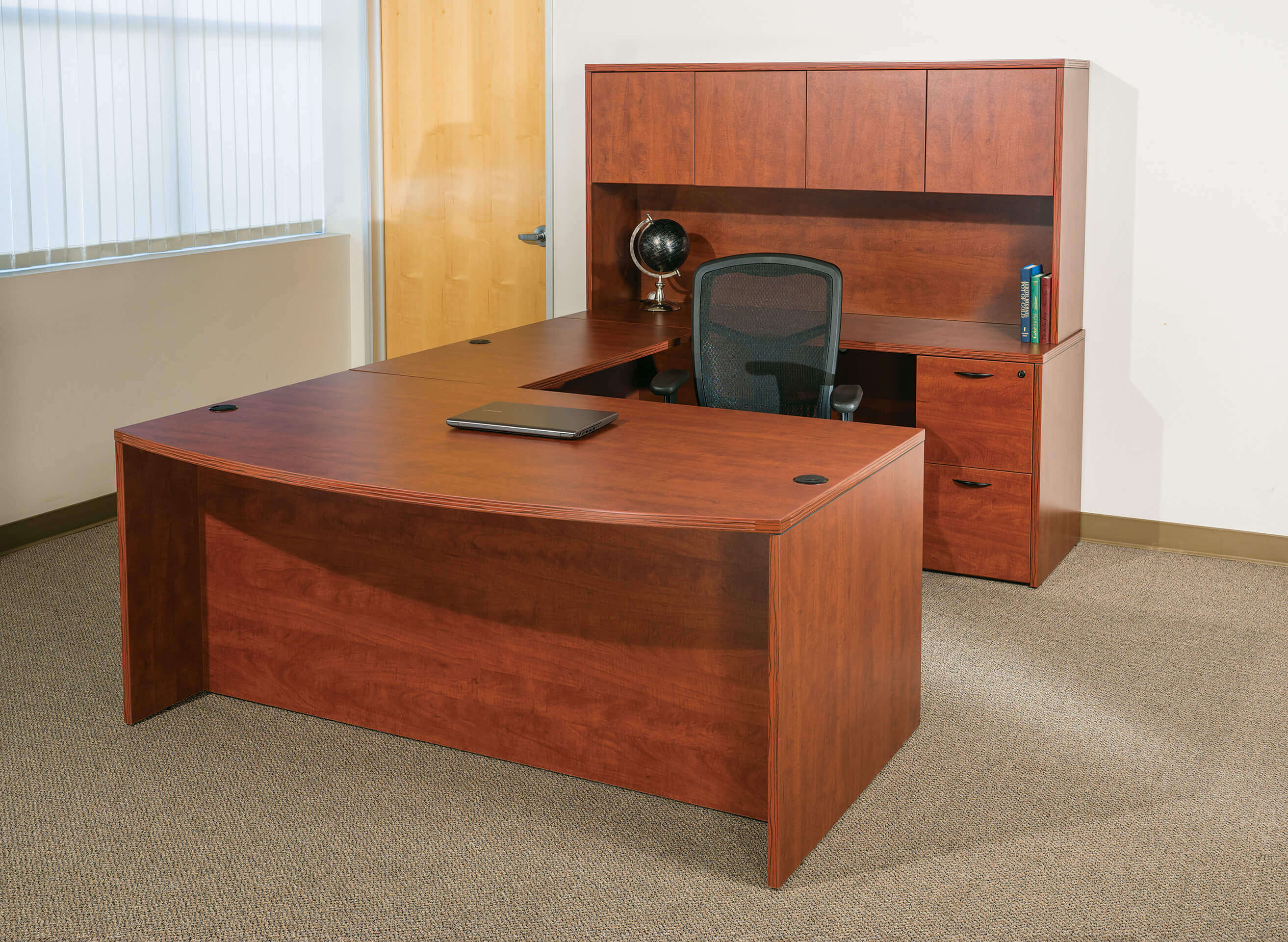 U shaped desk u shaped desk with hutch modern u shaped office desk cherry view 7 U shaped desk u shaped desk with hutch modern u shaped office desk cherry view 7