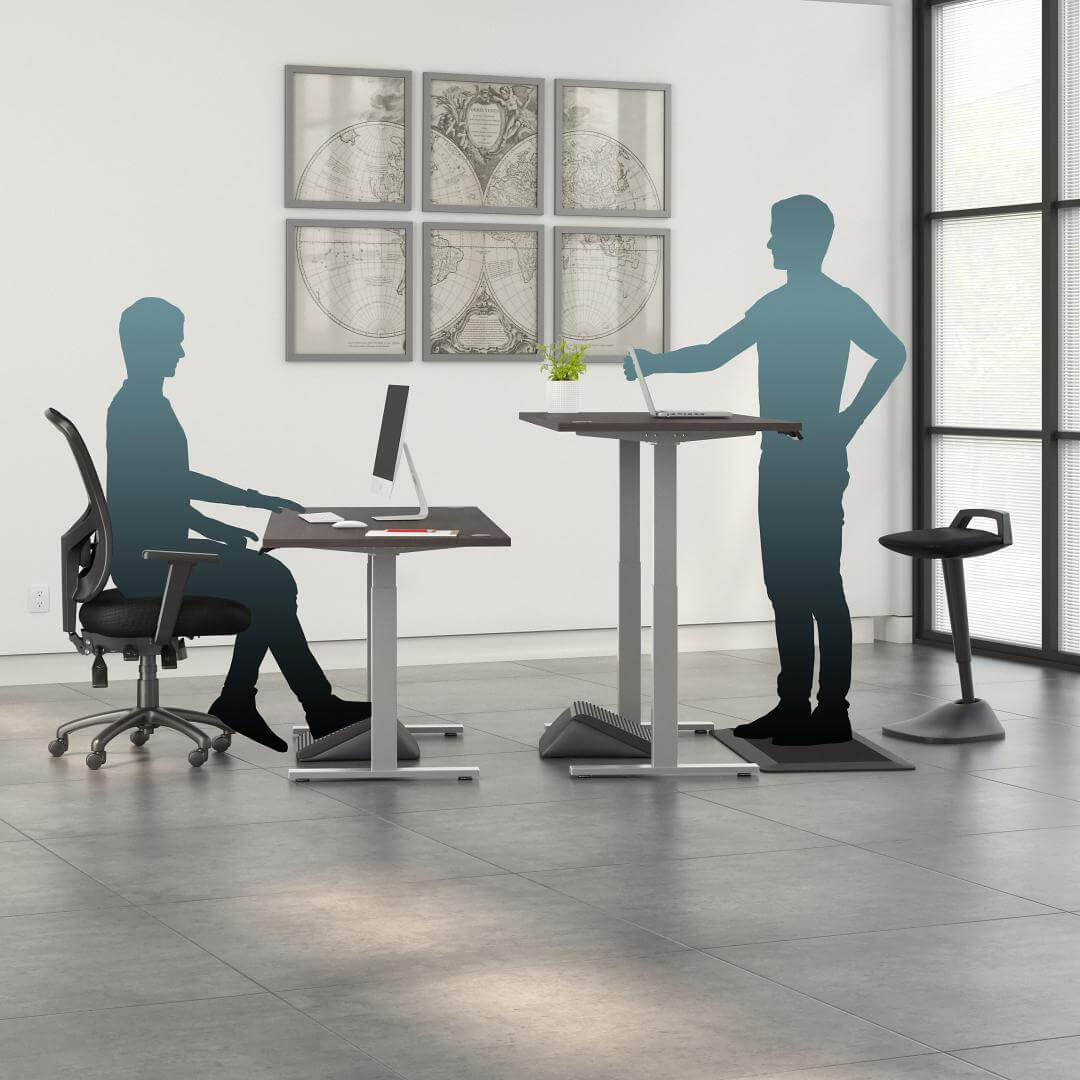 Sit and stand computer desk 72w x 30d usage Sit and stand computer desk 72w x 30d usage